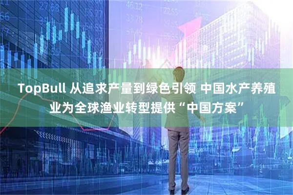 TopBull 从追求产量到绿色引领 中国水产养殖业为全球渔业转型提供“中国方案”
