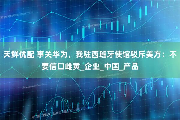 天鲜优配 事关华为，我驻西班牙使馆驳斥美方：不要信口雌黄_企业_中国_产品